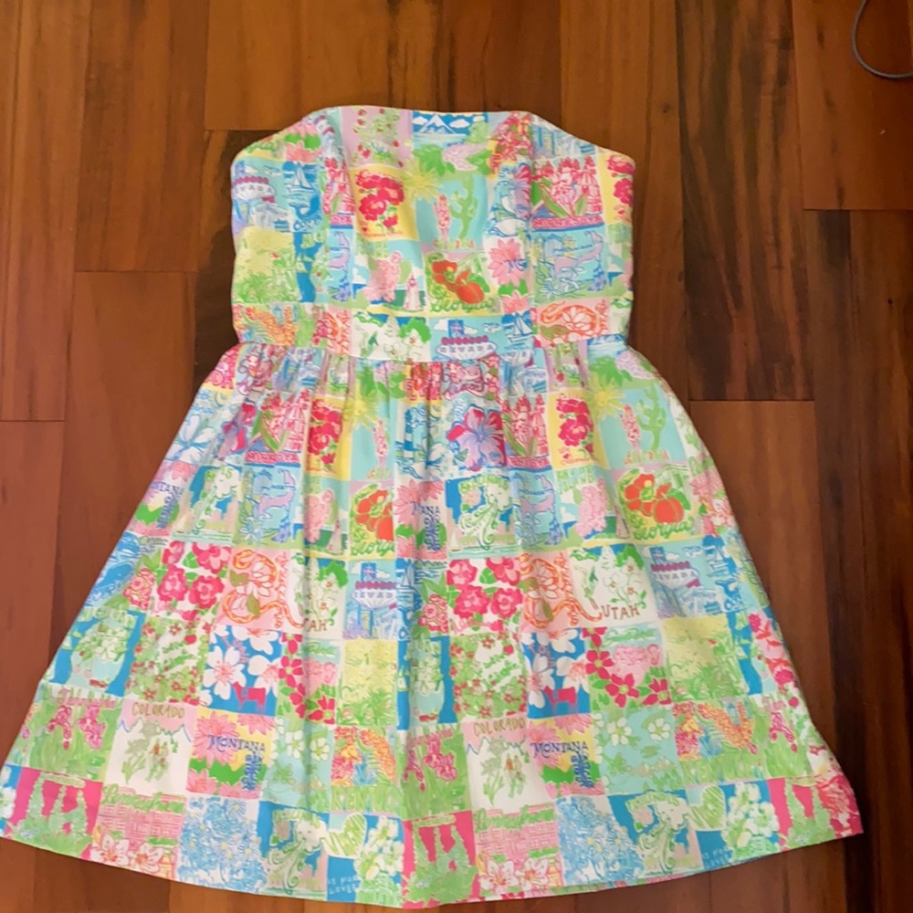 Strapless Lilly Pulitzer dress